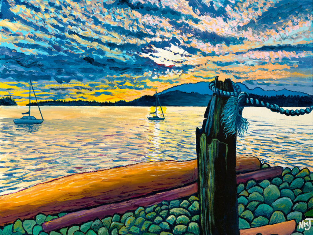 Crayola Beach at Dusk – Nick Jennings
